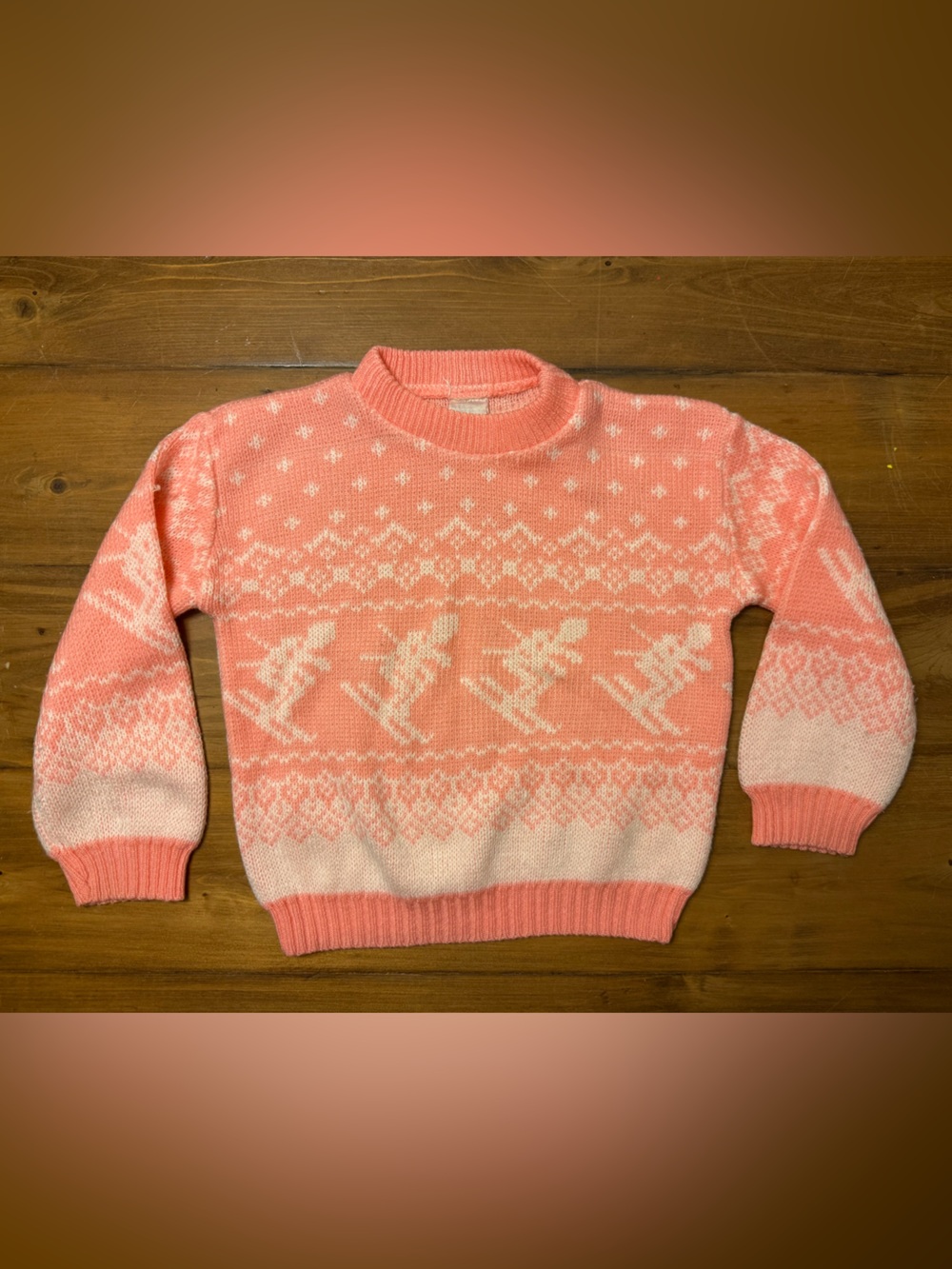Kids Vintage Ski Sweater